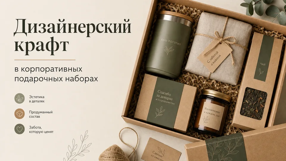 Дизайнерский крафт в корпоративных подарочных наборах: виды, свойства и практическое применение