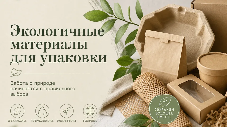 Экологичные материалы для упаковки: как выбрать устойчивое решение для корпоративных подарочных наборов