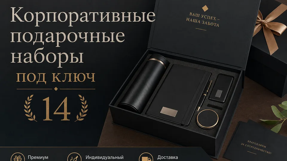 Корпоративные подарочные наборы под ключ: разработка, производство и брендирование VIP-боксов и welcome-паков