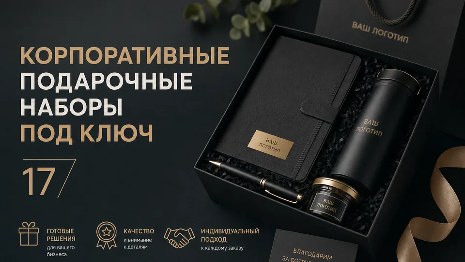 Корпоративные подарочные наборы под ключ: разработка, производство и B2B-логистика тиражей от 50 единиц