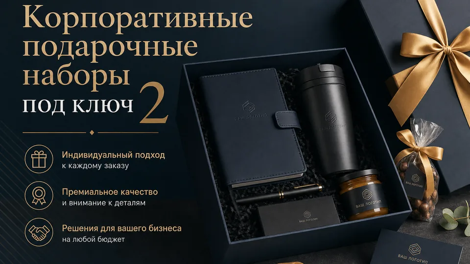 Корпоративные подарочные наборы под ключ: от концепции до вручения