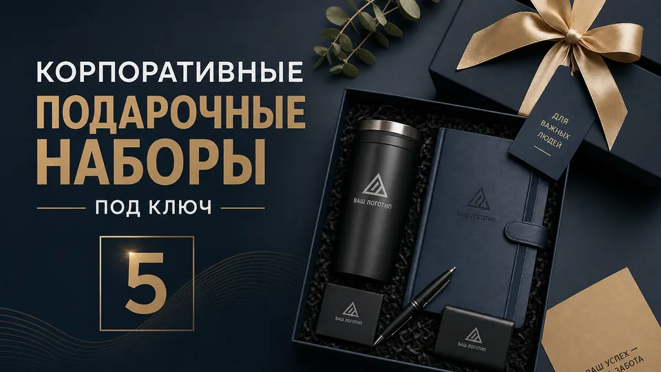 Корпоративные подарочные наборы под ключ: разработка концепции, производство упаковки и сборка тиража