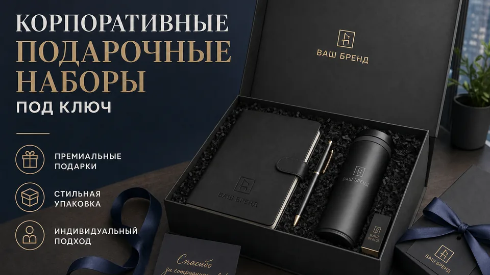 Корпоративные подарочные наборы «под ключ»: от концепции до вручения — чек-лист для бизнеса