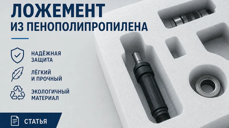 Ложемент из пенополипропилена: легкая фиксация мерча и гастрономии