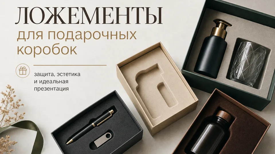 Ложементы для подарочных коробок: виды, материалы и выбор