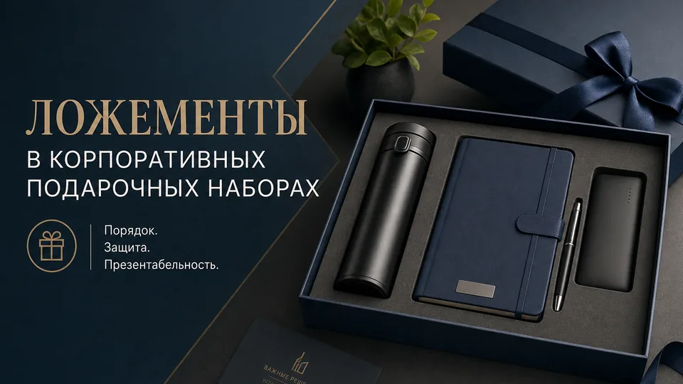Ложементы в корпоративных подарочных наборах: ЭВА, поролон или изолон — что выбрать