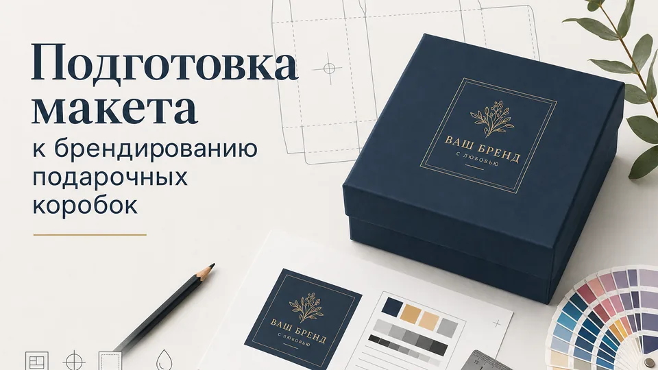 Подготовка макета к брендированию подарочных коробок: чек-лист для B2B-заказа