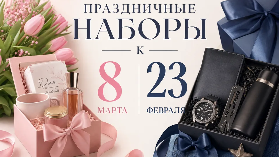 Праздничные наборы к 8 марта и 23 февраля: как совместить