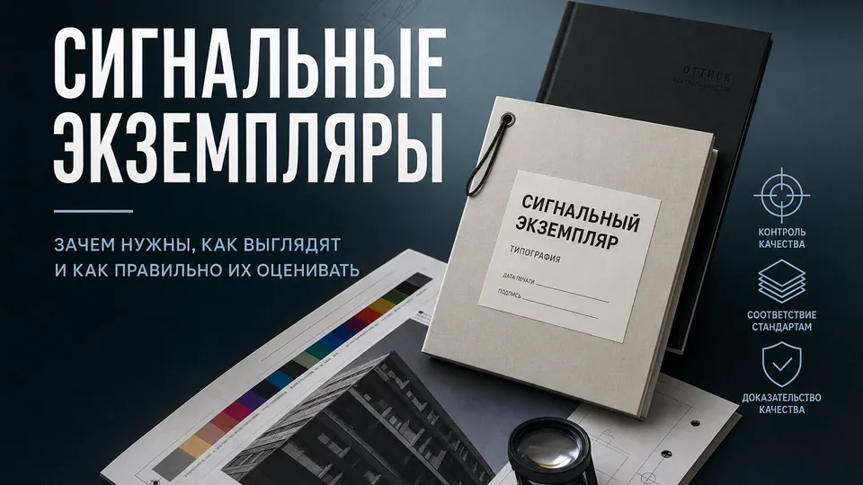 Сигнальные экземпляры: зачем и когда заказывать