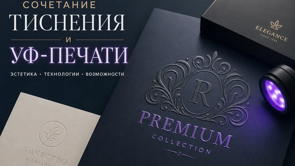Сочетание тиснения и УФ-печати: как собрать корпоративный подарочный набор, который не стыдно вручить