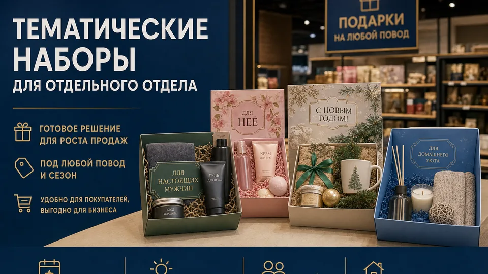 Тематические наборы для отдельного отдела: профильные подарки