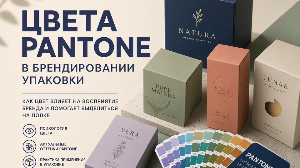 Цвета Pantone в брендировании упаковки: как попасть в фирменный цвет с первого раза