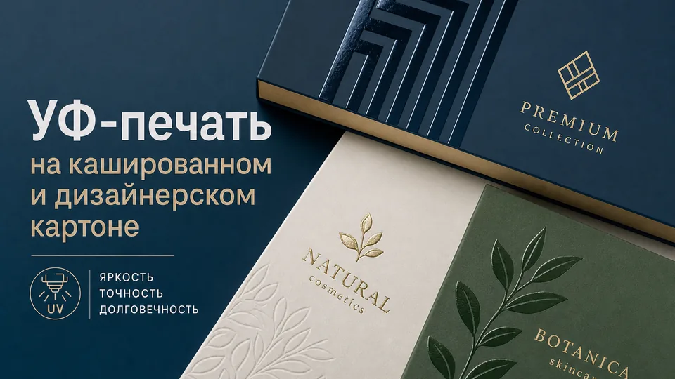 УФ-печать на кашированном и дизайнерском картоне: советы по цветопередаче